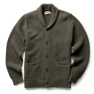 Taylor Stitch Crawford cardigan fatigue olive